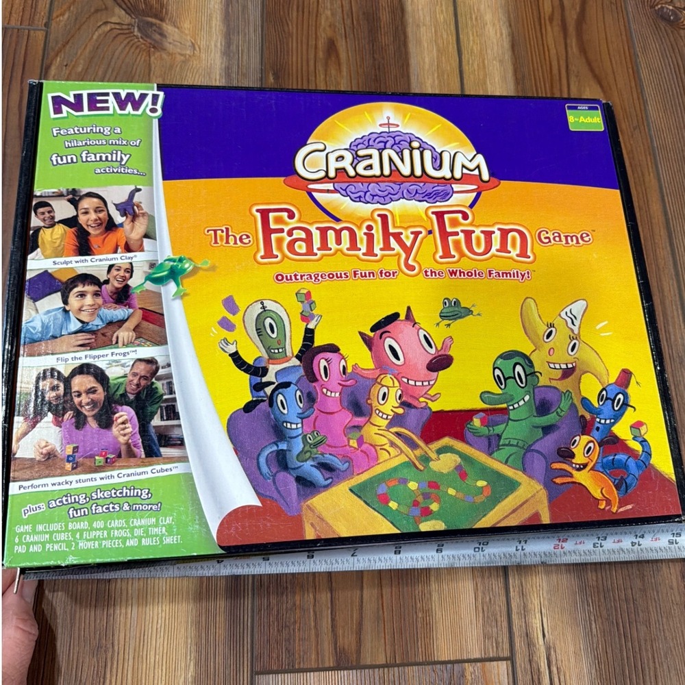 Cranium The Family Fun Game Board Game Complete 2005 Edition 8-Adult